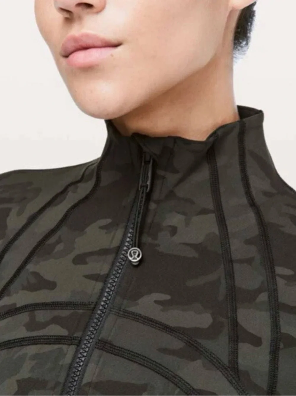 lululemon athletica Women's Dark Green Camo Utility Jacket